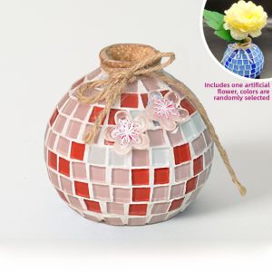 Teachers Day Mosaic DIY Handmade Flower Tree Bottle Material Kit Creative Educational Toys for Children Parent-Child Activity