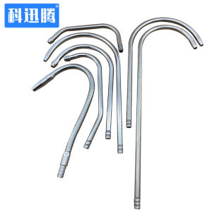 Stainless Steel 304 Kitchen Faucet Parts Flexible Water Outlet Duck Neck Bend Pipe Water Purification Tap Accessories