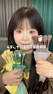 แปรงแต่งหน้า H02 brush set เซต10ชิ้น แปรงปัดแก้ม แปรงไฮไลท์ แปลงแต่งหน้า. OO99