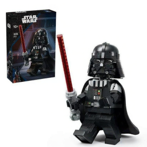 Enlarged Darth Vader Figure Construction Set