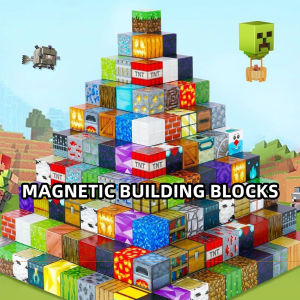 Magnetic World Building Dolls Magnetic Building Blocks Various-shaped Childrens Educational Magnetic Toys Building Assembly Toy
