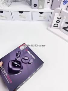Monster | Monster Touch Pro100 Smart Touch Screen Bluetooth 5.4 Headphones OWS Ear Hook Earphone Open Ear Wireless Earbuds Support TF Card