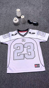 SWITCO | Kaos Jersey Anak Number 23 Laki Laki Bahan DryFit Brazil Full Printing Casual Rugby Retro Streetwear Vintage Hockey Perempuan