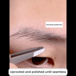 Japan Nagasaki WEIMEI CHANE tweezers 12 pieces per pad with stainless steel eyebrow clips THS2393