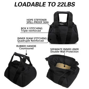 1pc Sandbags for Working Out - Adjustable Heavy Duty Equipment for Weight Training - Portable Tough Workout