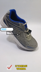 PRO ATT MC 52 Sepatu Pria laki Laki Olahraga Sport Running Abu Biru Size 39 sd 43 Murah Berkualitas Gratis Kaos Kaki