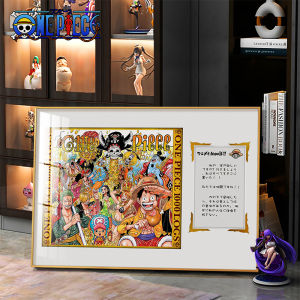 One Piece 1000th Episode Commemorative Signed Decorative Painting Cartoon Anime Wall Art Family Portrait Desktop Decoration