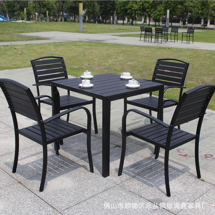 Outdoor DeskChair Patio Chairs Combination Rest Dining Table and Chair