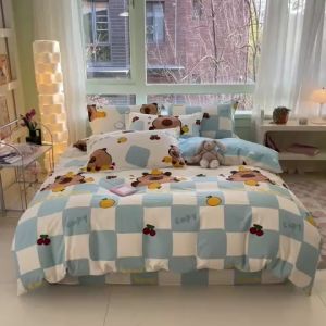 Abraca Dabra Cute Patterns Cotton Super Soft Fitted Bedsheet - Single/Queen/King (25cm/10")