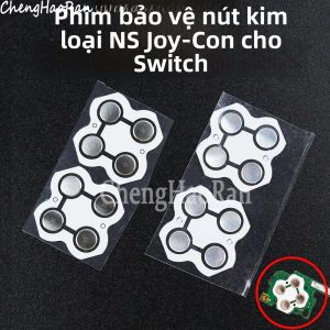 NS Switch Cross Key ABXY Nút Dán Joy-Con Dẫn Điện Tay Cầm Phim Tấm Kim Loại Cho Nintendo Switch Thay Thế Các Bộ Phận Phụ Kiện