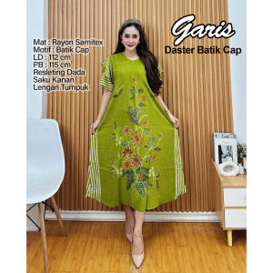 Pakaian Wanita homedres Daster JUMBO XXL dan XL kain rayon Samitex Batik Cap untuk ibu menyusui