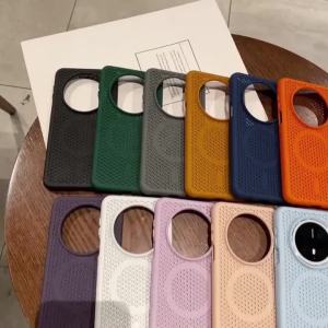 For MagSafe Magnetic Honeycomb Mesh Phone Case For Huawei Nova 13 12 Pura 80 70 Mate 80 70 50 60 Pro+ Max Heat Dissipation Cover