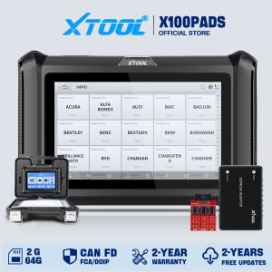 XTOOL X100 PADS V2.0 Car Key Programmer Key Generator Read Pin Code All System Diagnostic Tool Automotive Scanner CANFD DOIP FCA