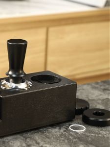 3-in-1 แท่นวางก้านชงกาแฟ แท่นวางด้ามชงกาแฟ ช่อง 3 สำหรับที่วางแทมเปอร์ วัสดุ ABS กันลื่นและทนทาน Tamper Base Holder