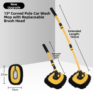 Flexible Soft Bristle Car Cleaning Brush Long Handle Telescopic