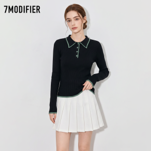 7.Modifier | Áo Thun Polo Cổ Bẻ phối Màu ôm Sát