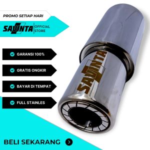 Knalpot Racing Mobil HKS Sedet Full Stainless Ngebass Empuk Adem Bulet Polos
