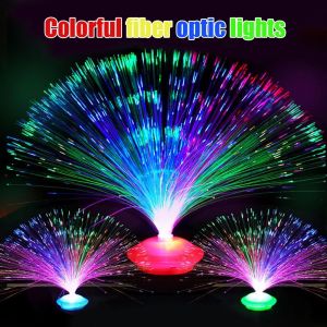 Color LED Fiber Night Light Romantic Small Night Light Home Gift Color Christmas Decoration