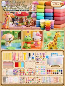 Non-toxic Children DIY Modeling Clay