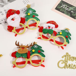 Christmas Glasses for Children and Adults Party Decoration Christmas Elk Antler Glasses Decoration Christmas Decoration