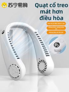 Quạt Cổ Lồng Điện Thoại Di Động USB Mini Không Lá Siêu Bền Gió Mạnh Làm Mát Ngoài Trời Cho Học Sinh Và Trẻ Em Mẫu Mới 2024
