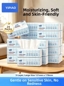 YiPiao | Baby Moisturizing Soft Paper Tissues 100 Pieces x 24 Packs