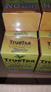 TrueTea Iced Tea Drink Mix with Stevia (4 Sachets in a Box)