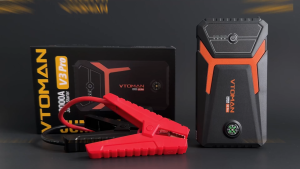 VTOMAN V3 Car Jump Stater For Car Battery 12V Powerbank Car Jumper Starting Booster Rechargeable Emergency Power Bank with LED and Compass battery charger 4 in 1 car jump starter