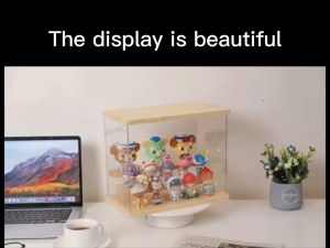 Acrylic Display Case Toy Collection Perfume Display Rack Collection Action Figure Figurines Organizer Display Storage Rack Storage box dollhouse