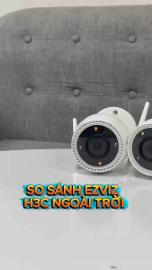 Camera Ezviz H3C 3.0MP Color có loa còi báo động có đèn màu ban đêm Ngoài trời Chống nước Chính hãng Ezviz Việt Nam