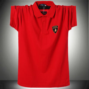 เสื้อยืดคอโปโลผู้ชายแขนสั้นผ้าฝ้ายแท้ขนาดใหญ่พิเศษ ทรงหลวม ลำลอง สไตล์ยุโรป ฤดูร้อน ปี 2024 เสื้อผ้าแฟชั่น