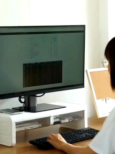 Monitor Stand with Drawer Computer Stand / Laptop Stand/ /Ergonomic Laptop Stand/Office Desktop Monitor Rack/With wireless charging