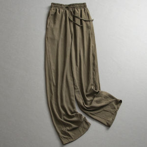 Quần Ống Rộng Cạp Cao Thường Ngày Cho Nữ Mùa Hè 2025 Quần Dài Ống Rộng Đa Năng Quần Dài Ống Rộng Quần Dài