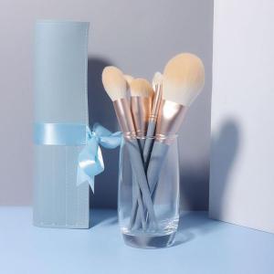 Ultra-Soft Makeup Brush Set 10-Piece Cosmetic Brushes for Eyeshadow Blush Bronzer Soft Powder Tools Beginner Friendly