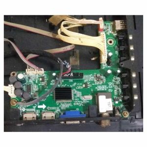 Mesin TV mainboard dan PSU Polytron PLD 32T700