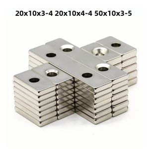 Nam Châm Khối Siêu Mạnh Có Lỗ Dùng Cho Cửa Tủ Lạnh Nam Châm Bảng Trắng DIY Mạnh Mẽ Dùng Cho Văn Phòng