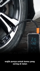 Kompresor Portable Touchscreen Plus Senter Praktis Compressor Air Modern Multifungsi 12V DQB-5