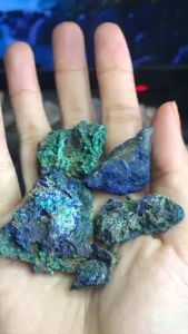 viên đá 1k tự nhiên gieo duyên Azurite Machalite Magic vũ trụ bán gieo duyên