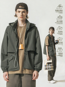714street | Áo Khoác Hooded Thời Trang Ngoài Trời Mới Dành Cho Mọi Giới