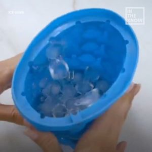 Ice Cube Maker Genie Silicone Food Grade BPA Free Ice Bucket Freezer for Cold Beer and Beverages
