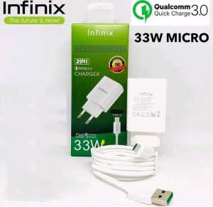 [PROMO] CHARGER / CASAN UNIVERSAL ( INFINIX 2IN1 33 WATT ) TYPE C & MICKRO USB FASH CHARGING KOMPITABEL BUAT SEMUA HP ANDROID  MIKRO DAN TIPE C / PENGISIAN CEPAT / QUALCOM 3.0 / CHARGER ORI / CHARGER KABEL