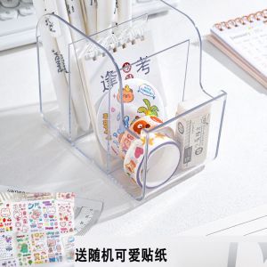 Hộp Đựng Bút Acrylic Trong Suốt Túi Đựng Đồ Văn Phòng Vuông Bằng Nhựa Đồ Dùng Văn Phòng Phẩm Đồ Dùng Văn Hóa Thương Hiệu Khác