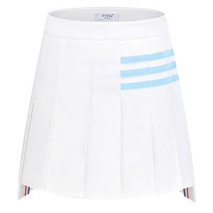 TTYGJ | Flare Pleated Mini Skirt College Style Slimming