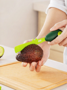 Kuhn Rikon | Fruit Cutting and Peeling Knife with Pit Remover