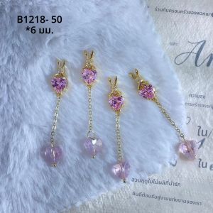 4 ชิ้น จี้เพชรสามมิติ 3D ประดับเพชรซิรคอน สายโซ่ทองหรูหรา อุปกรณ์ตกแต่งเล็บโลหะคุณภาพสูง อุปกรณ์ตกแต่งเล็บแฟชั่น