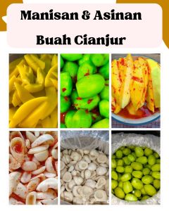 Manisan & Asinan buah khas cianjur 400 grgula asli cabai asli kualitas premium