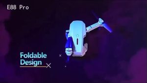 COD Kelaton E88 Drone 4K Wide Angle HD Dual Camera Positioning 1080P WiFi Portable Foldable Quadcopter Drone Remote Control Drone Toy