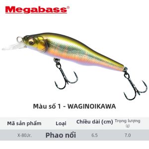 Megabass | Mồi câu nổi X-80JR chuyển trọng lực