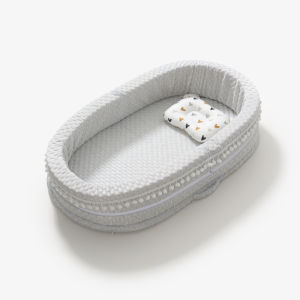 Baby Bed Set for Newborn Cotton Portable Baby Nest Complete Set Bed Bedding Detachable Net 3pcs set 0-18M