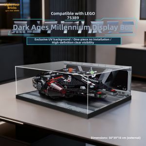 light your bricks | LEGO Star Wars 75389 Dark Millennium Falcon Acrylic Display Case
